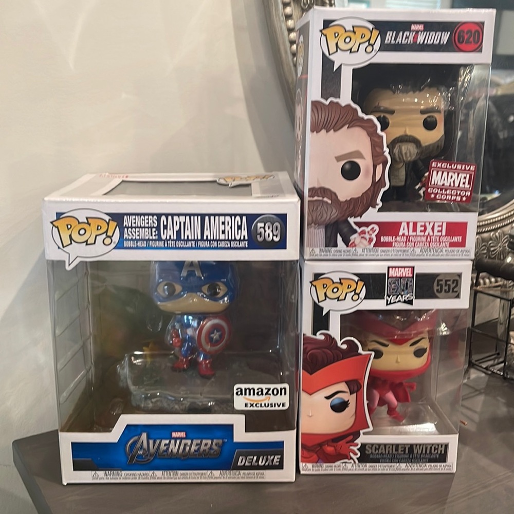 Brand new Pop! Collector figurines (MARVEL)
